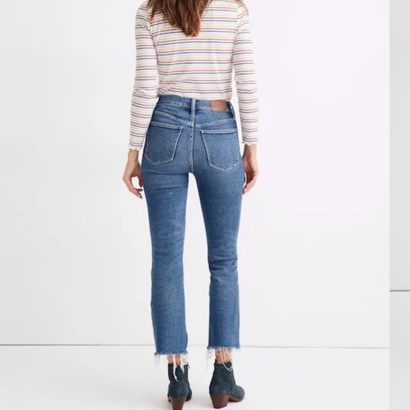 Madewell Cali Demi-Boot Blue Jeans size 27 - Picture 2 of 13